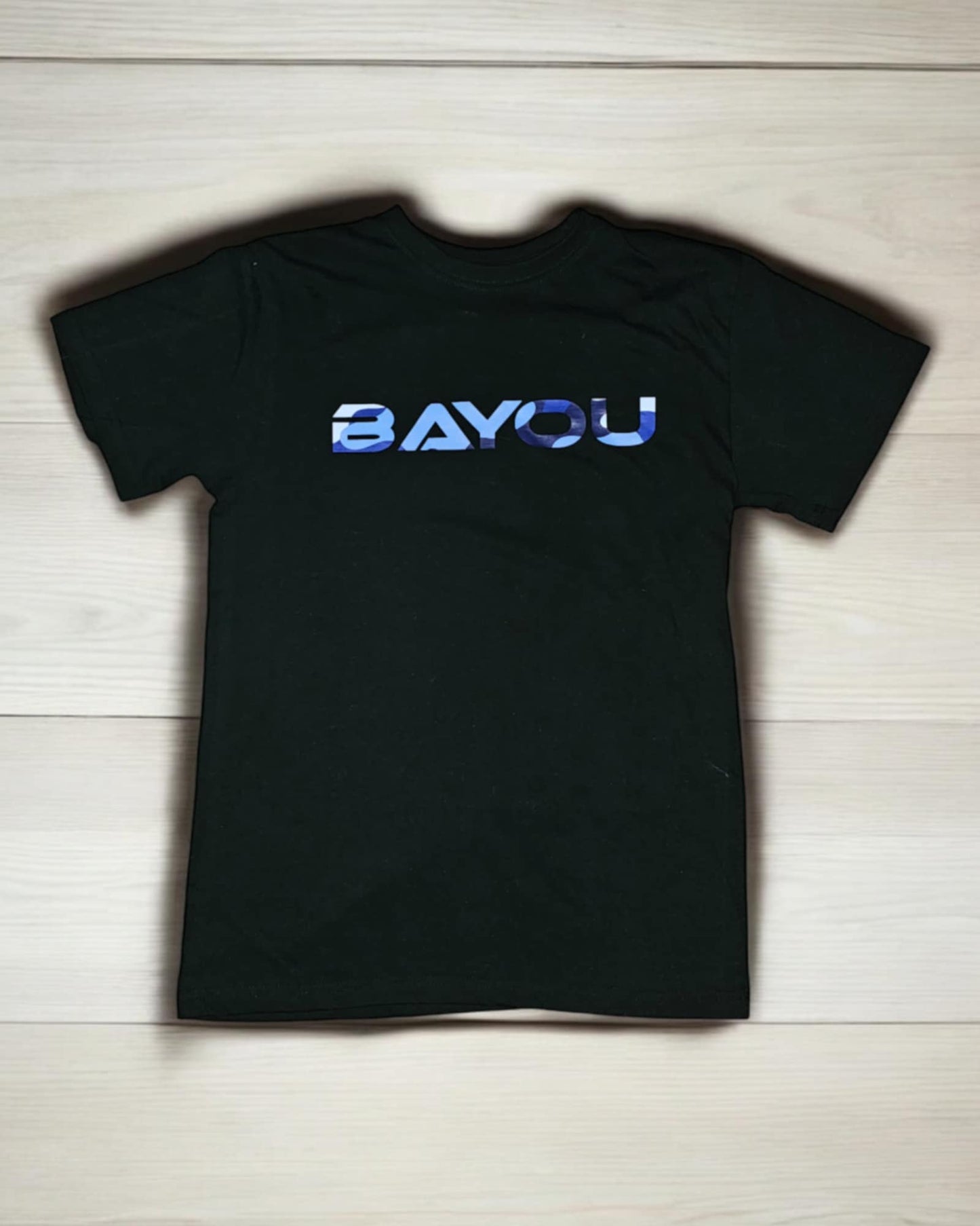 t shirt Bayou (logo bleu armé)