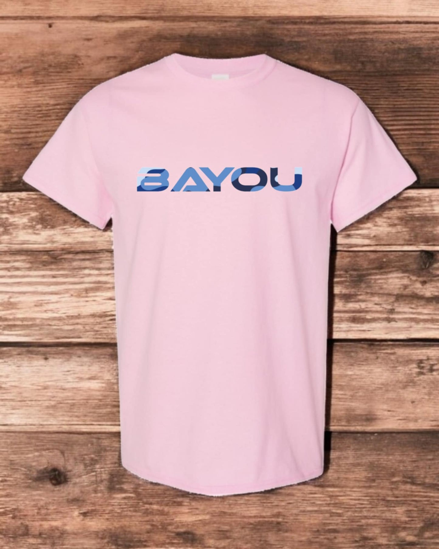 t shirt Bayou (logo bleu armé)