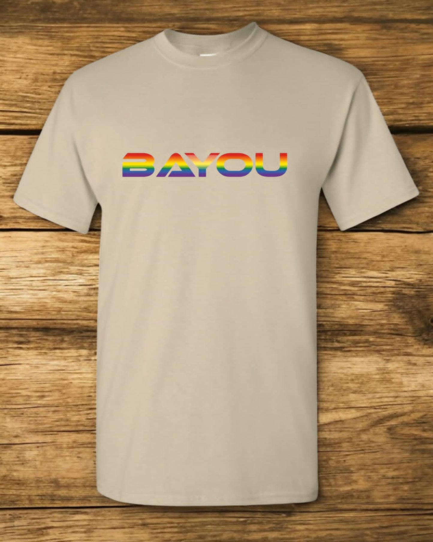 T shirt Bayou (logo pride)