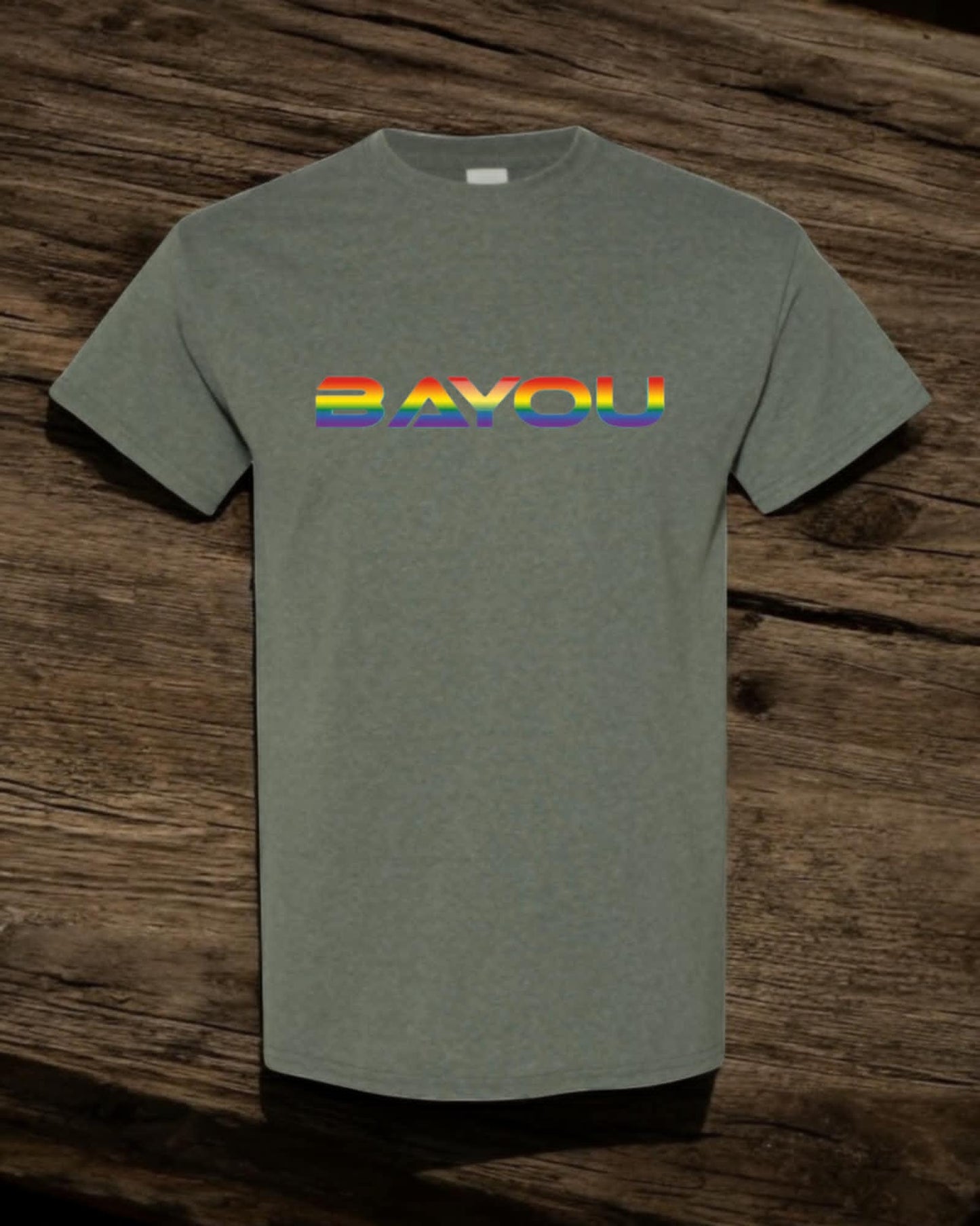 T shirt Bayou (logo pride)