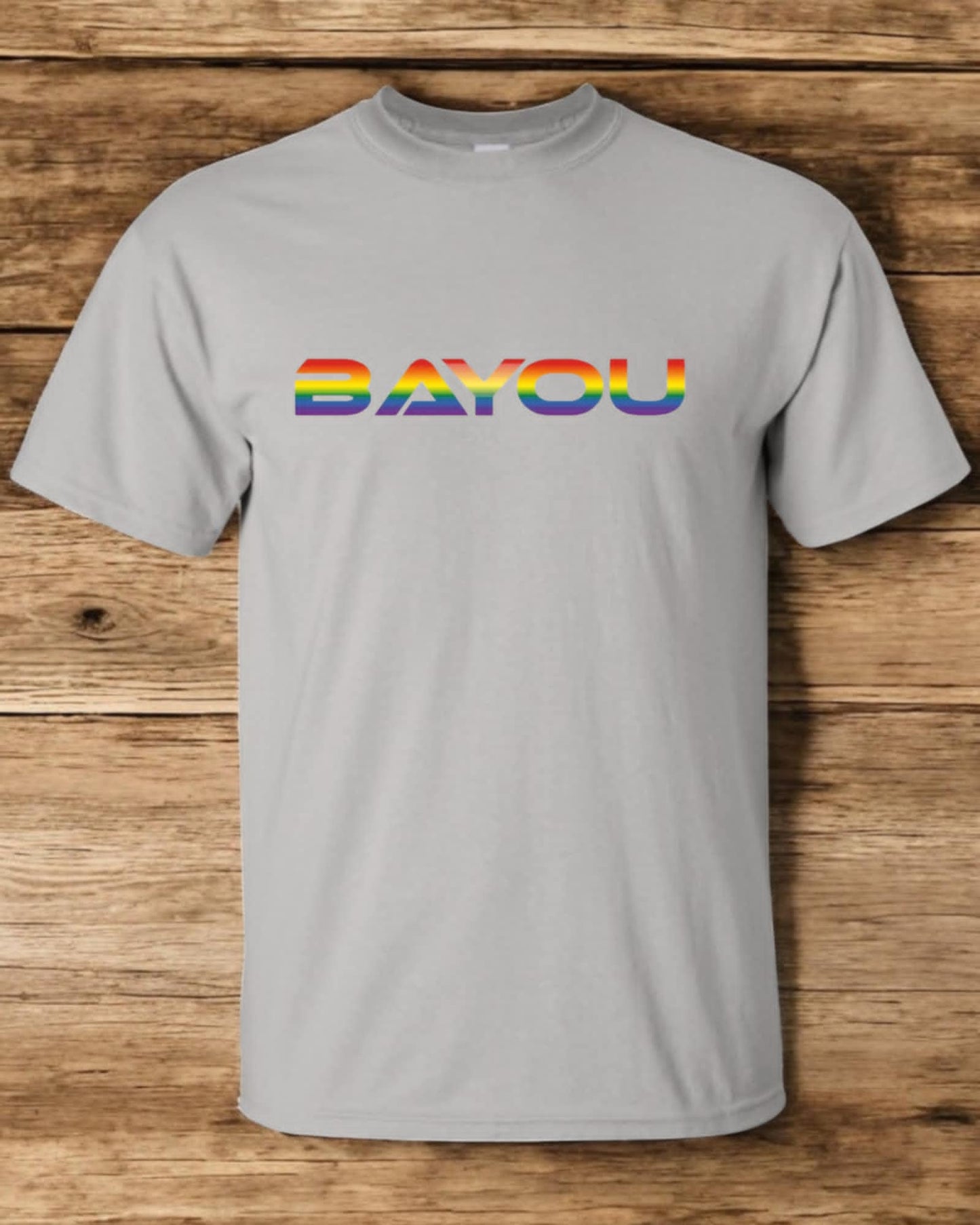 T shirt Bayou (logo pride)