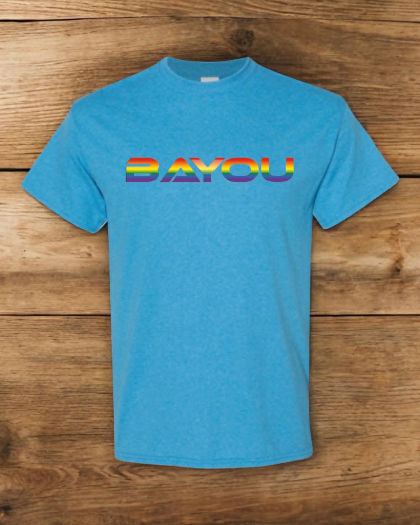 T shirt Bayou (logo pride)