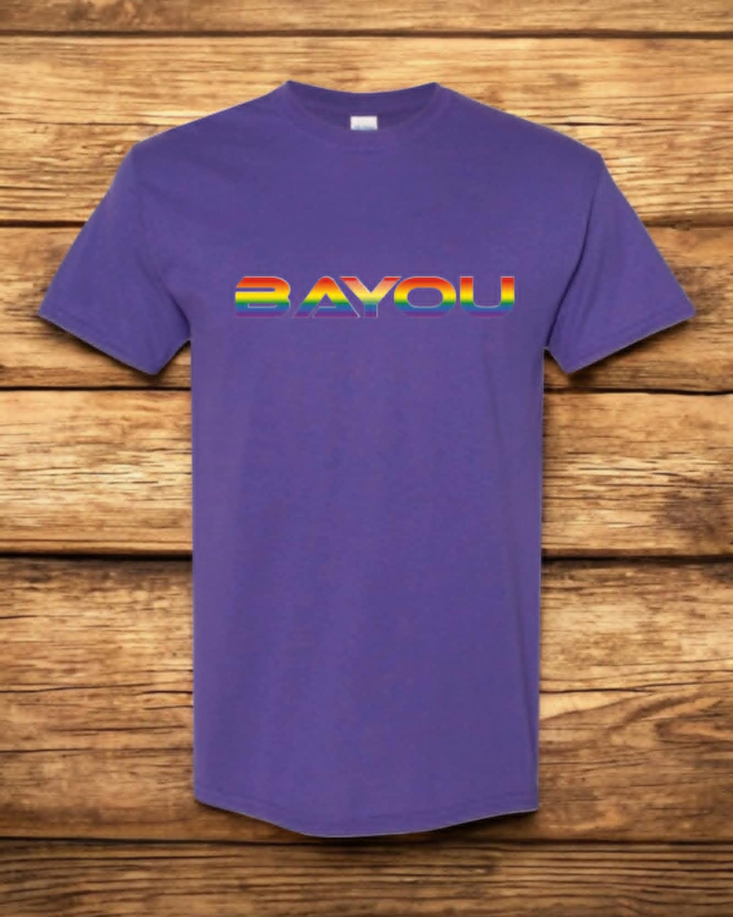 T shirt Bayou (logo pride)