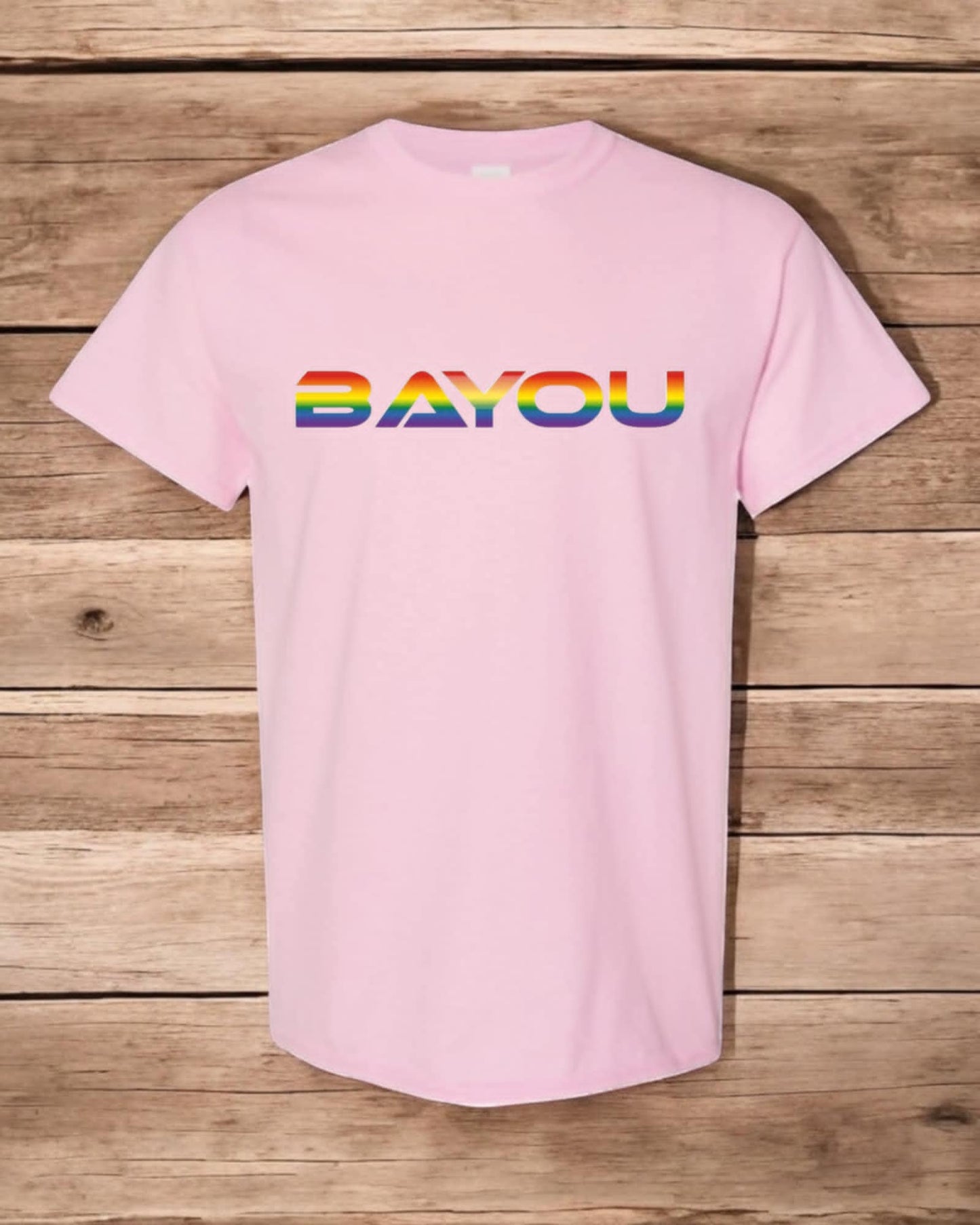 T shirt Bayou (logo pride)