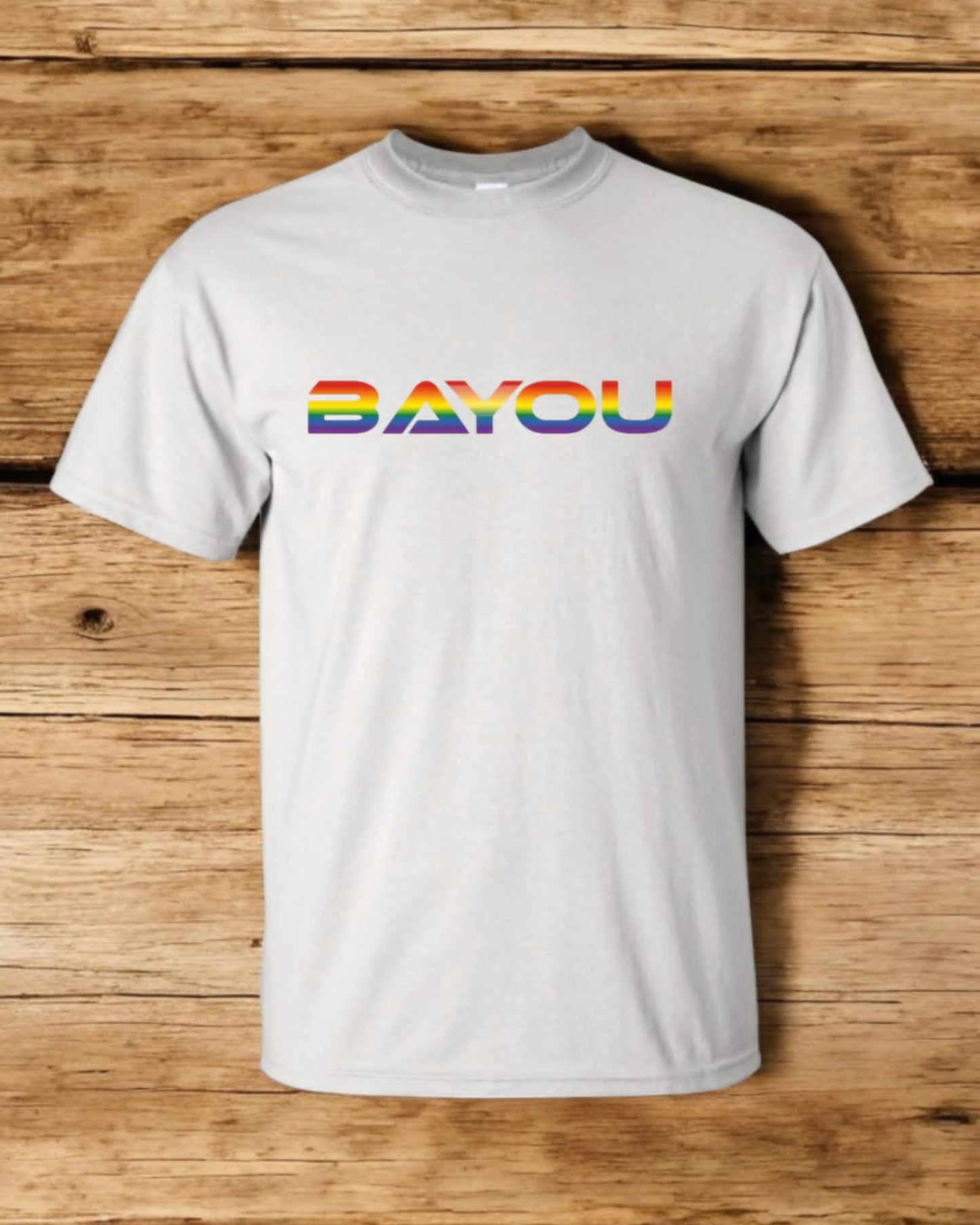 T shirt Bayou (logo pride)