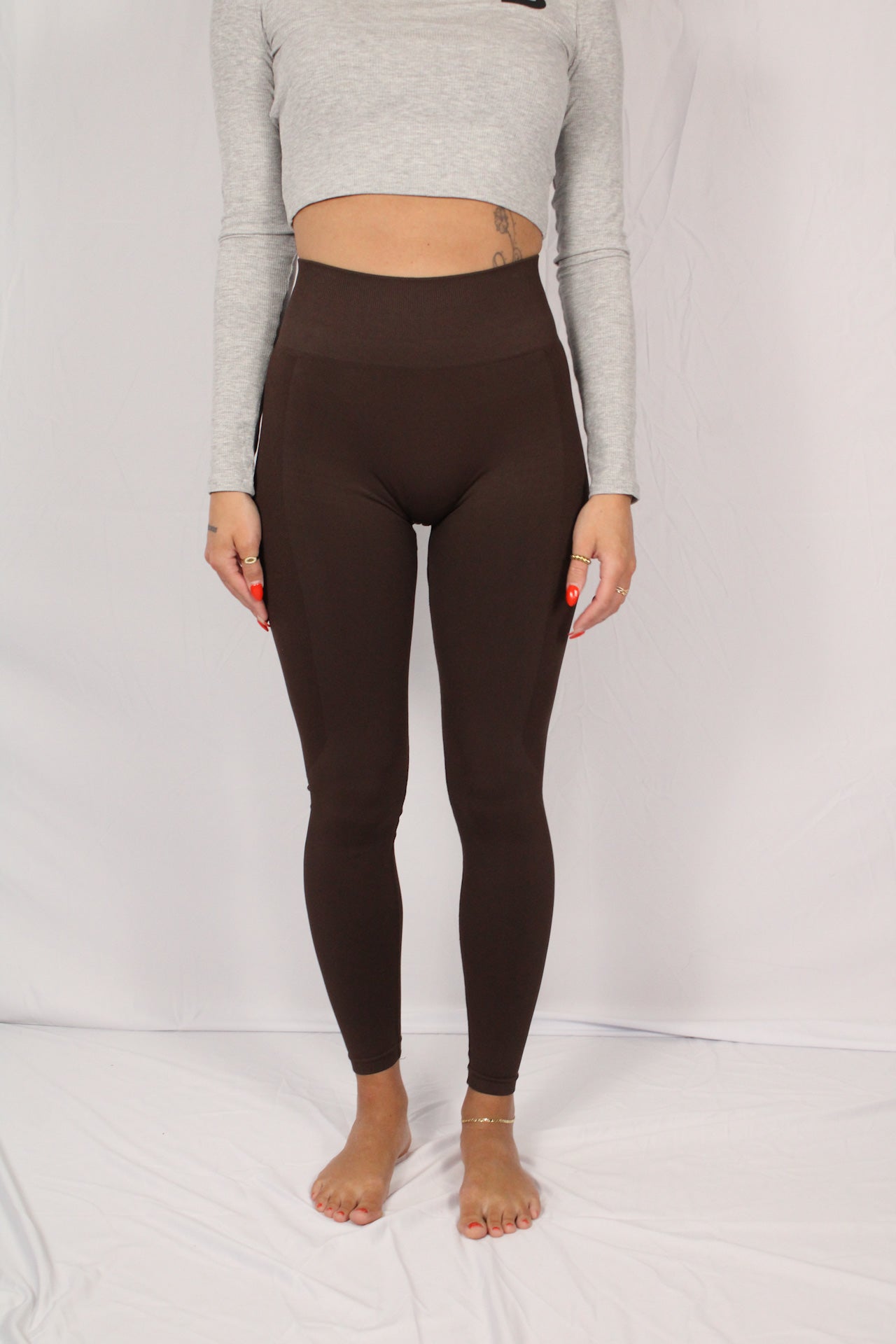 Legging Brun