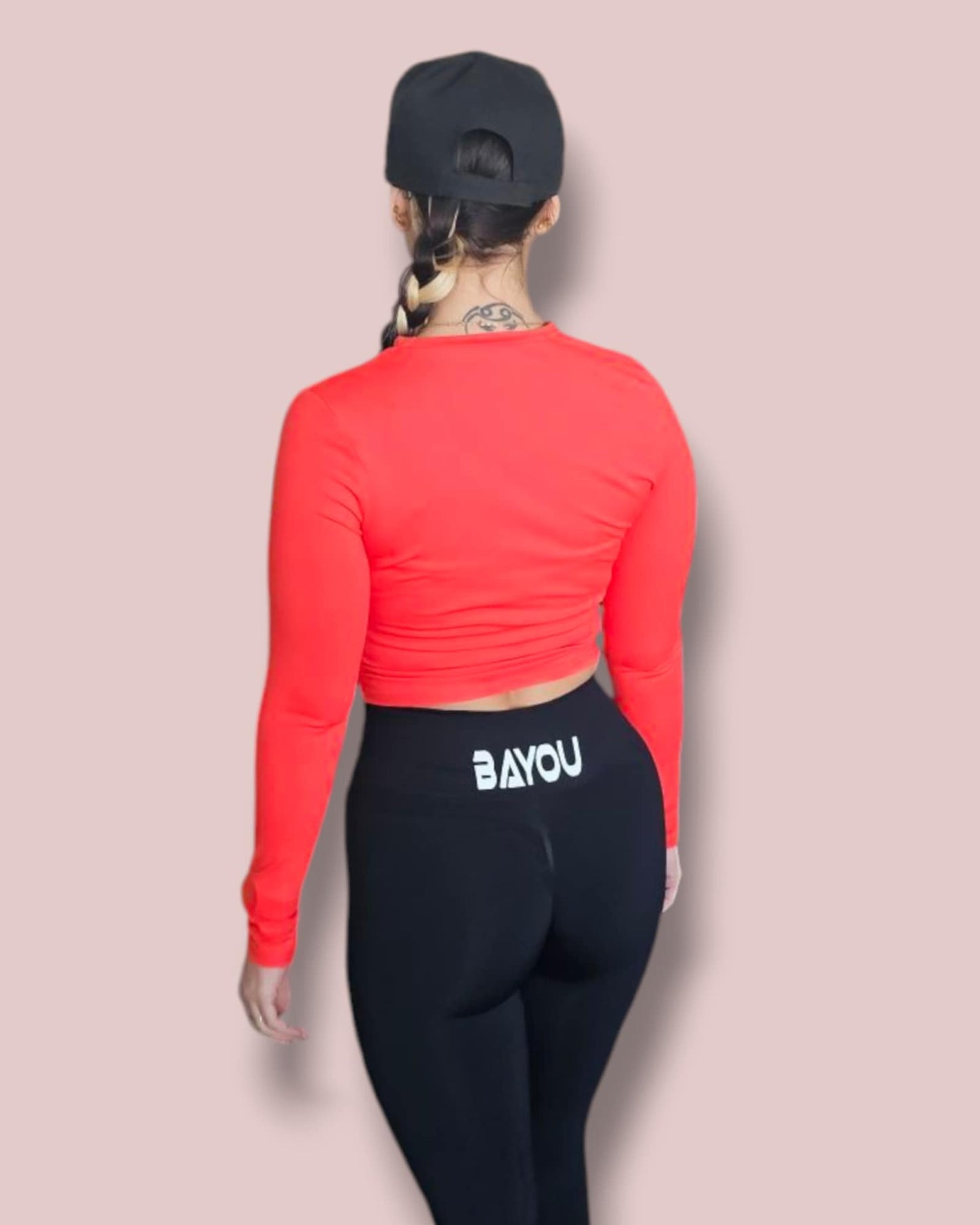 Crop-top manche longue