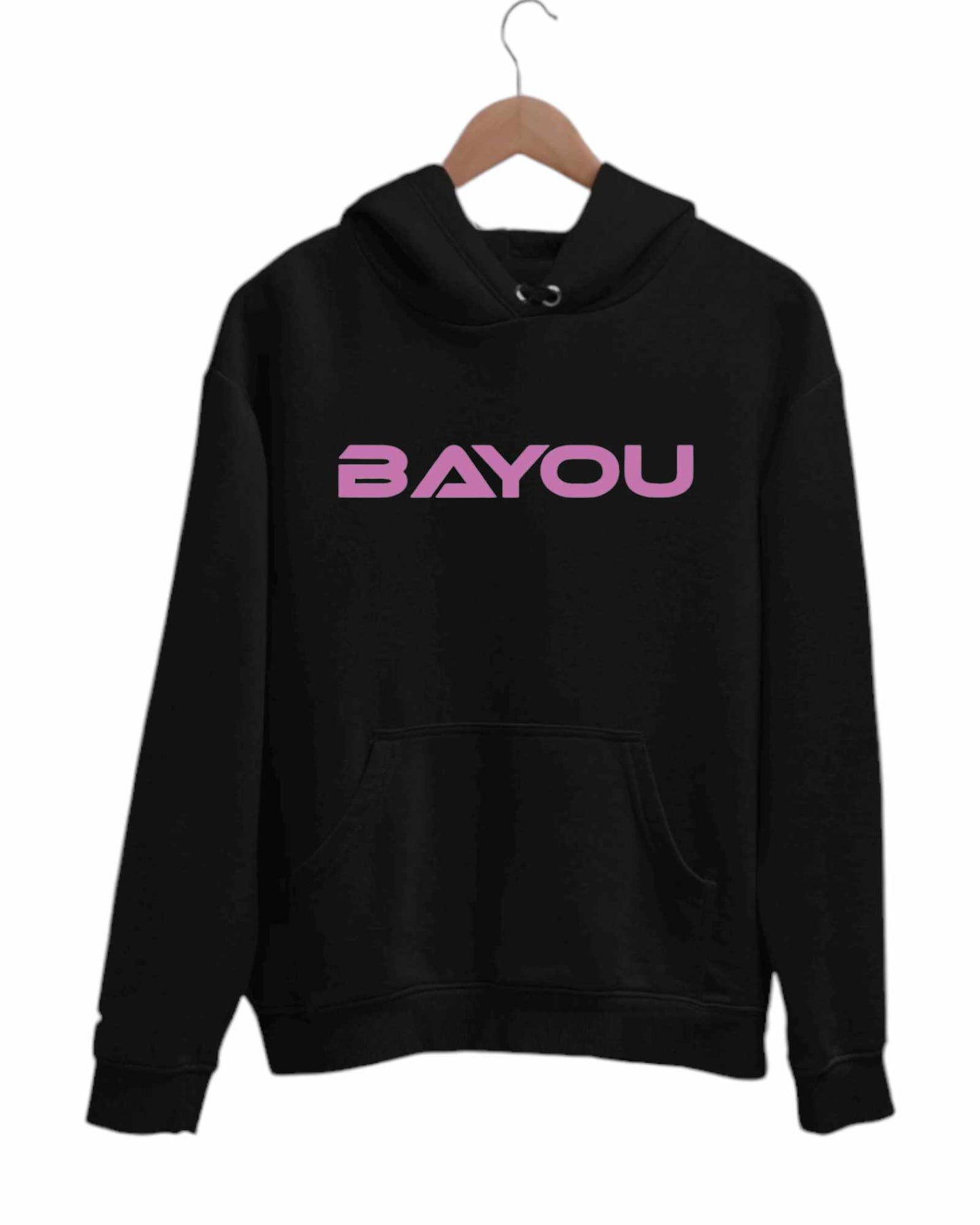 Hoodie Bayou (logo rose)