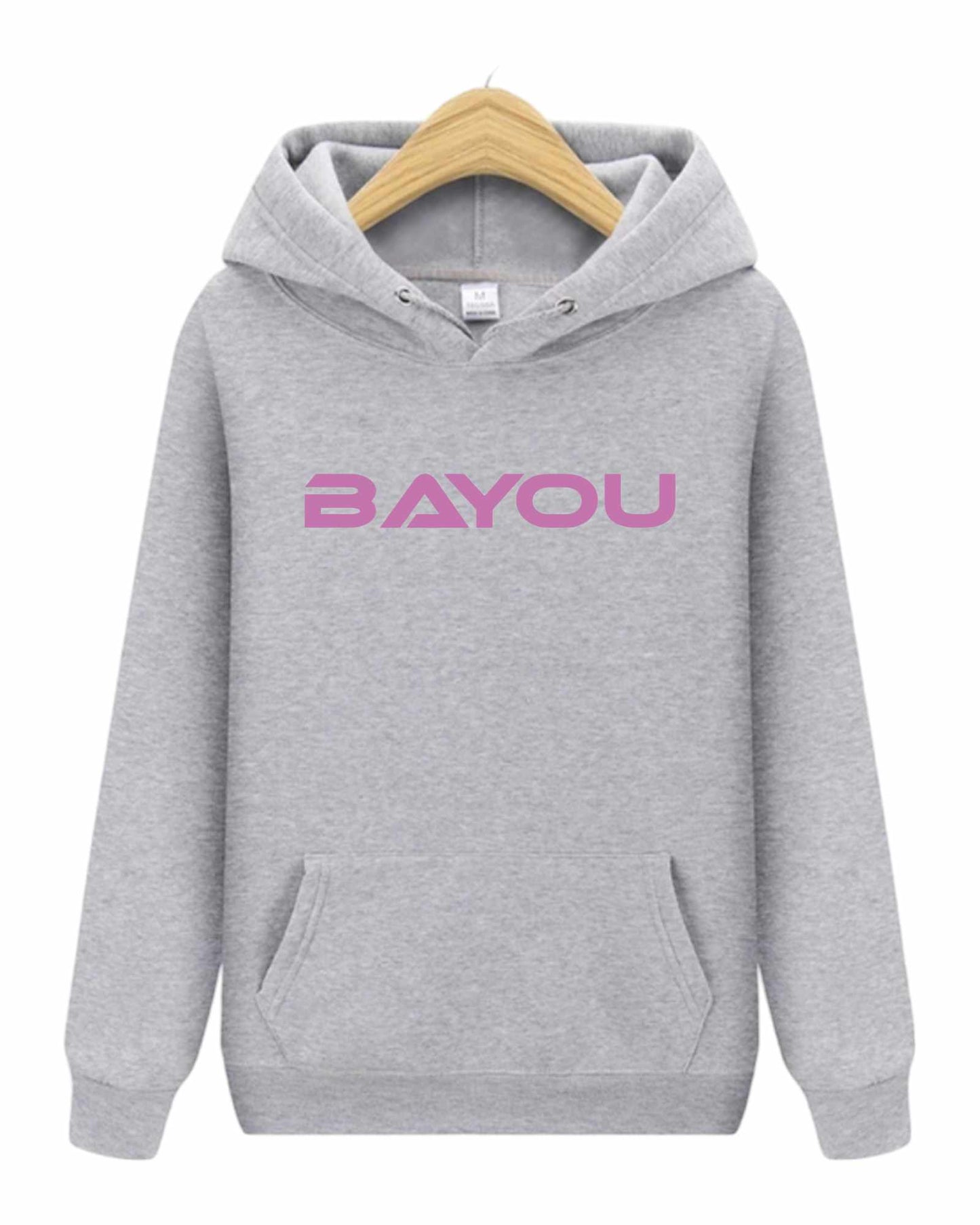 Hoodie Bayou (logo rose)
