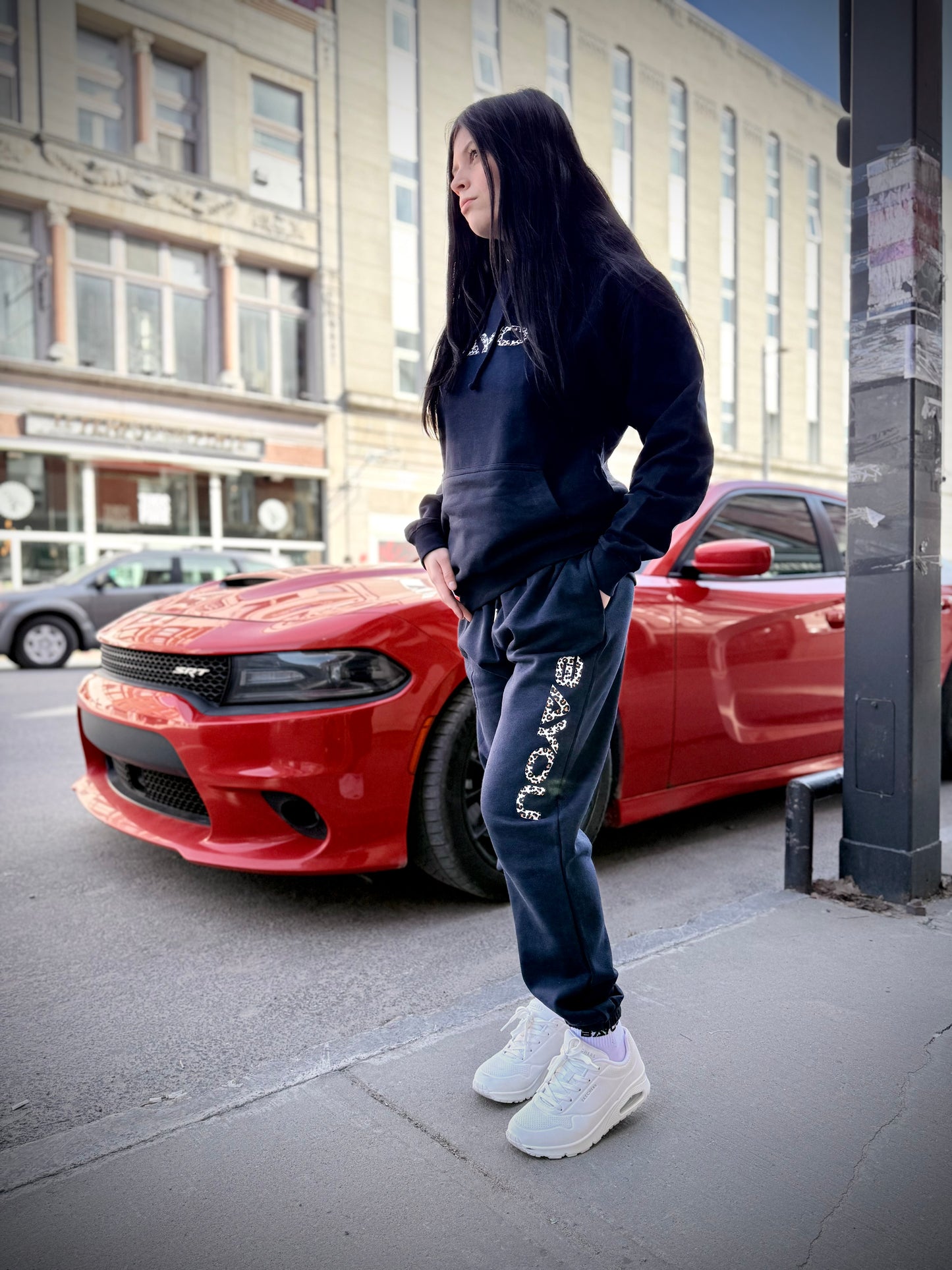 Hoodie Bleu Marin