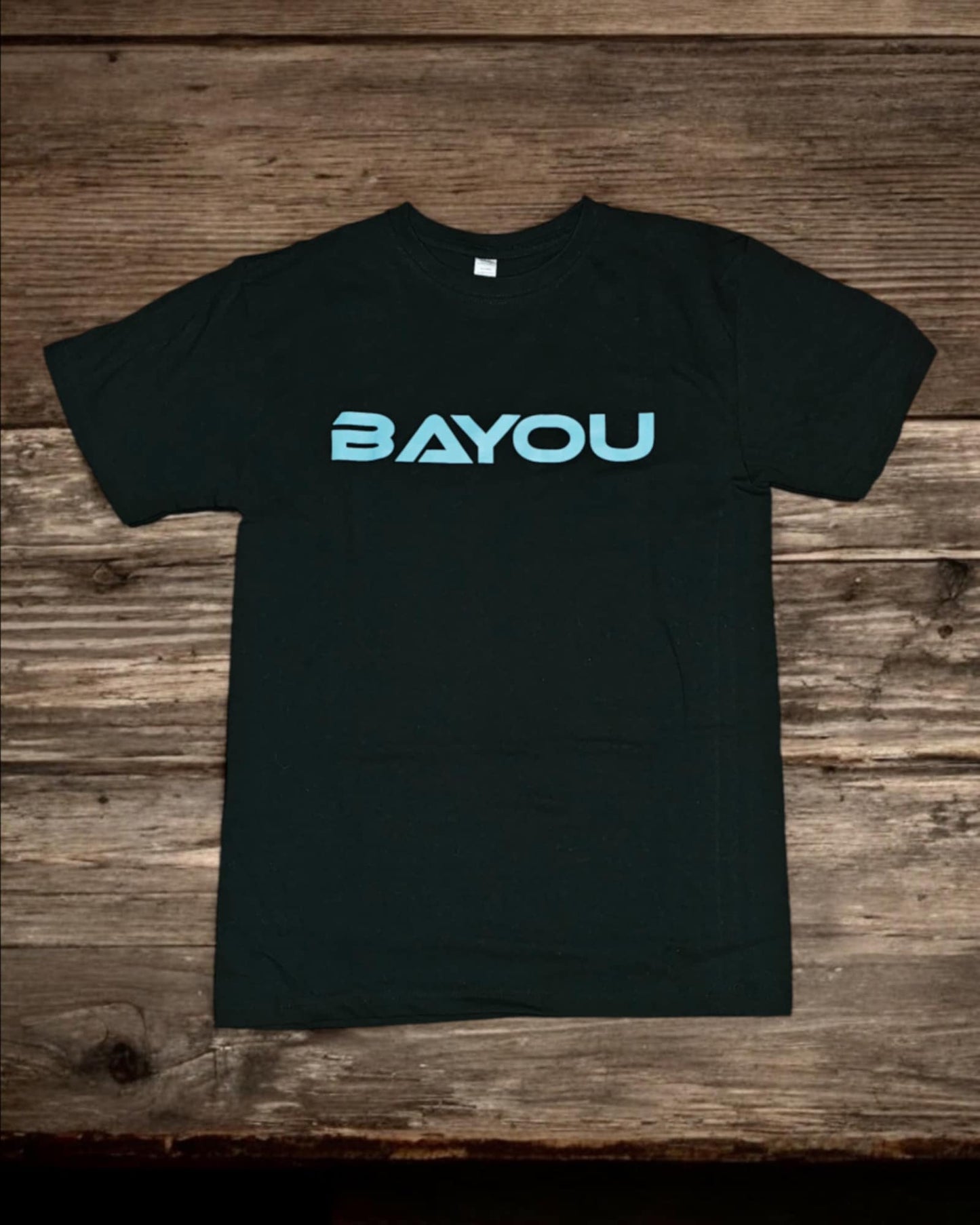 t shirt Bayou (logo) turquoise