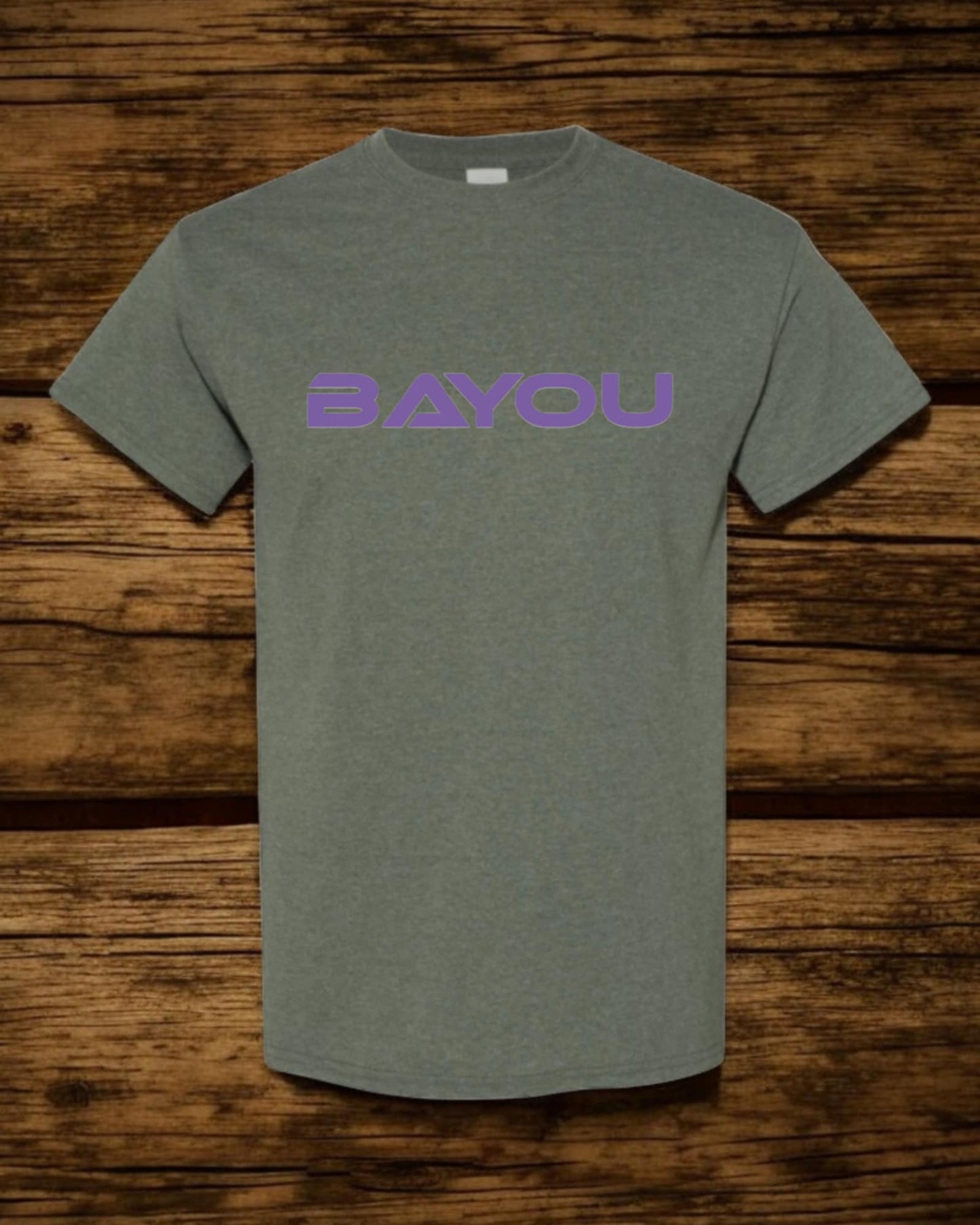 T shirt Bayou (logo mauve)