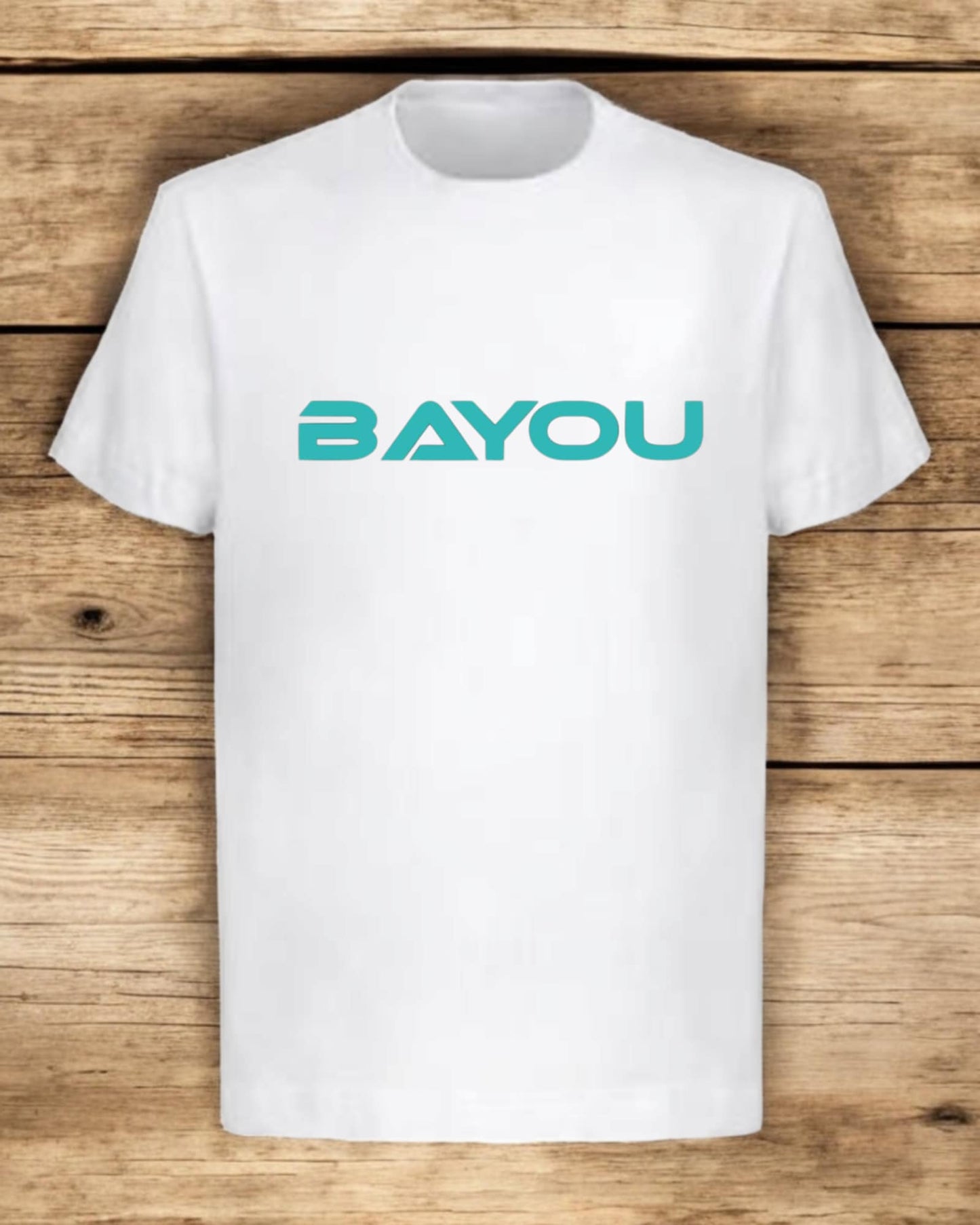t shirt Bayou (logo) turquoise