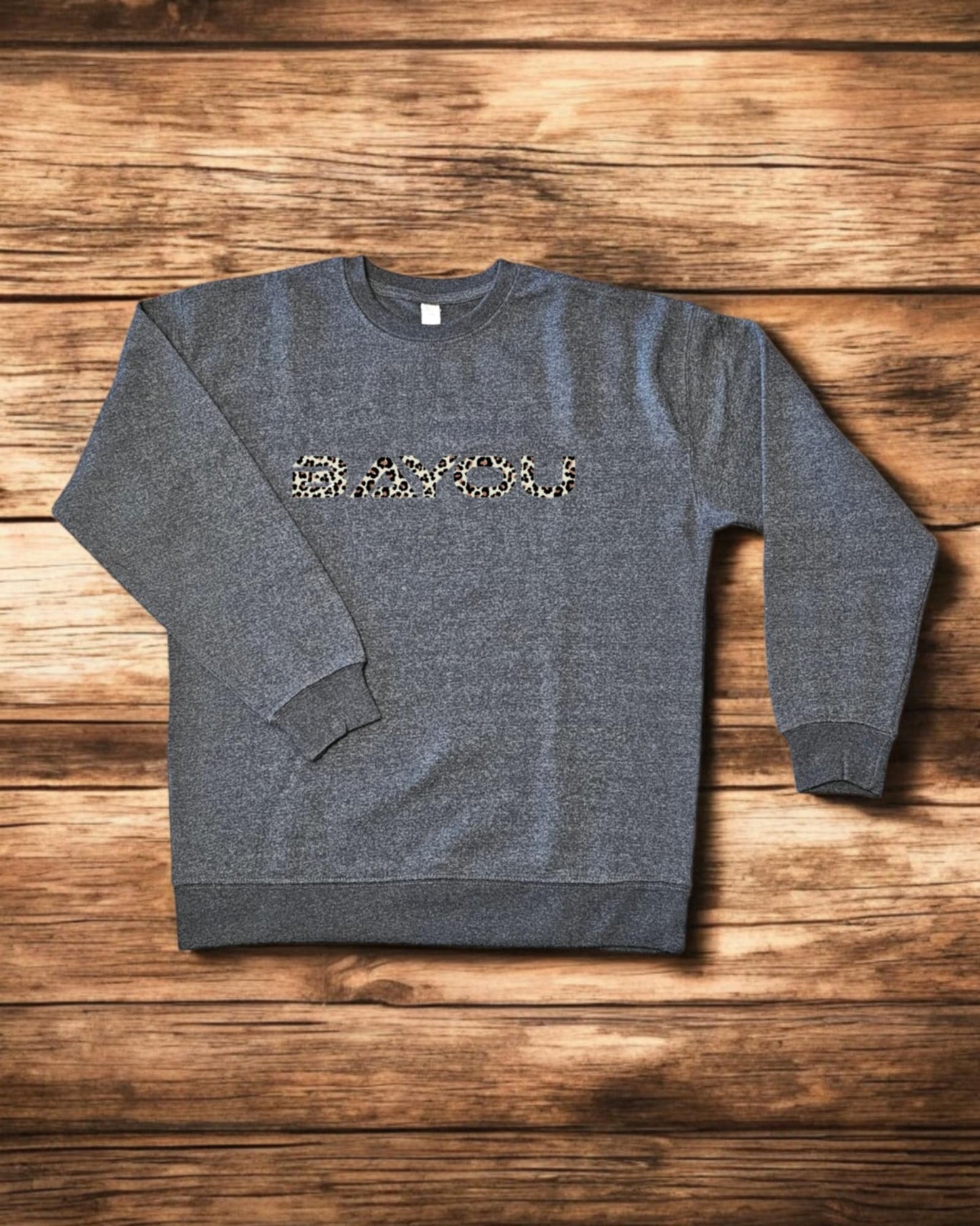 Crewneck Bayou Rose et Charcoal