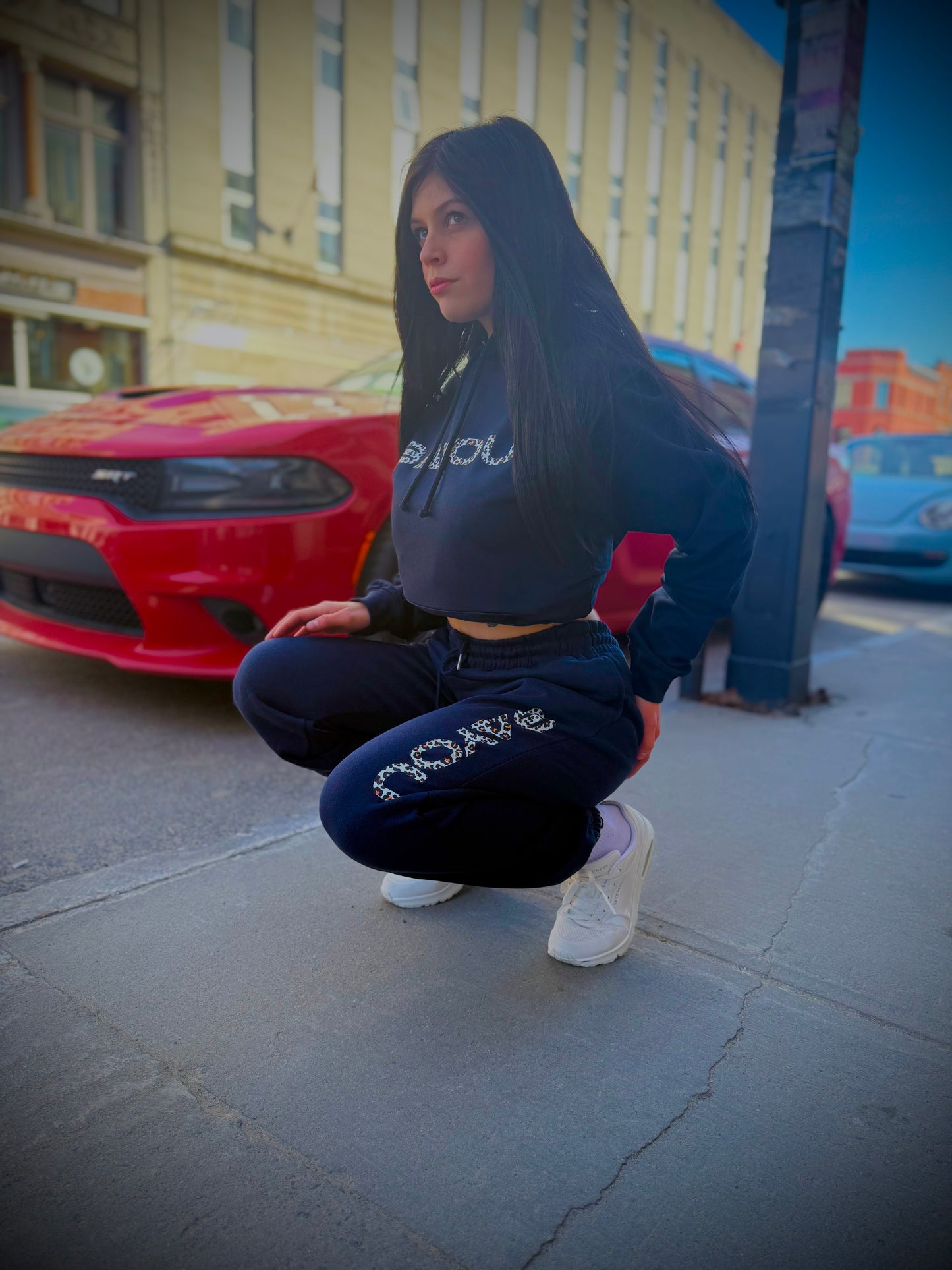 Hoodie Bleu Marin