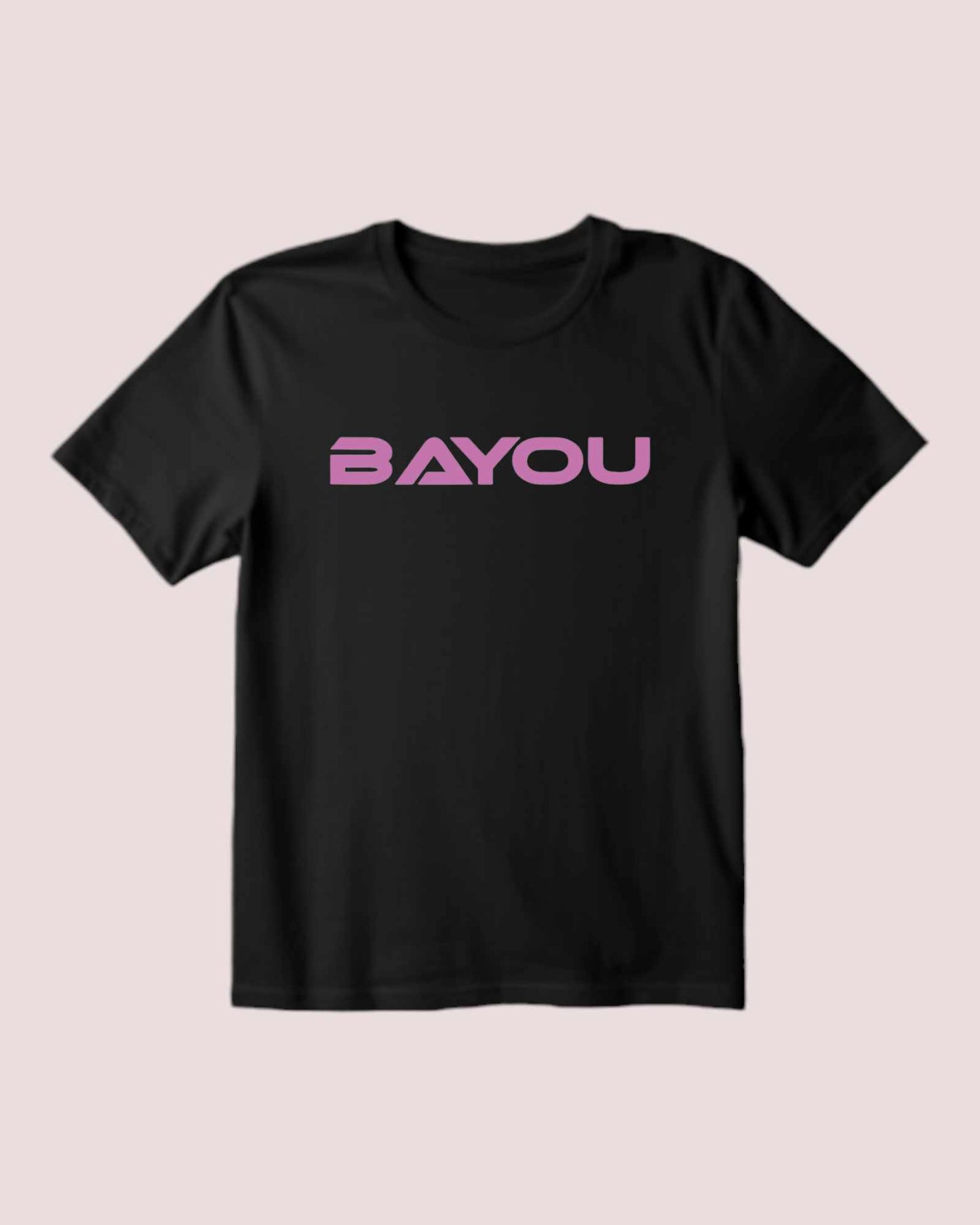t shirt Bayou (logo rose)