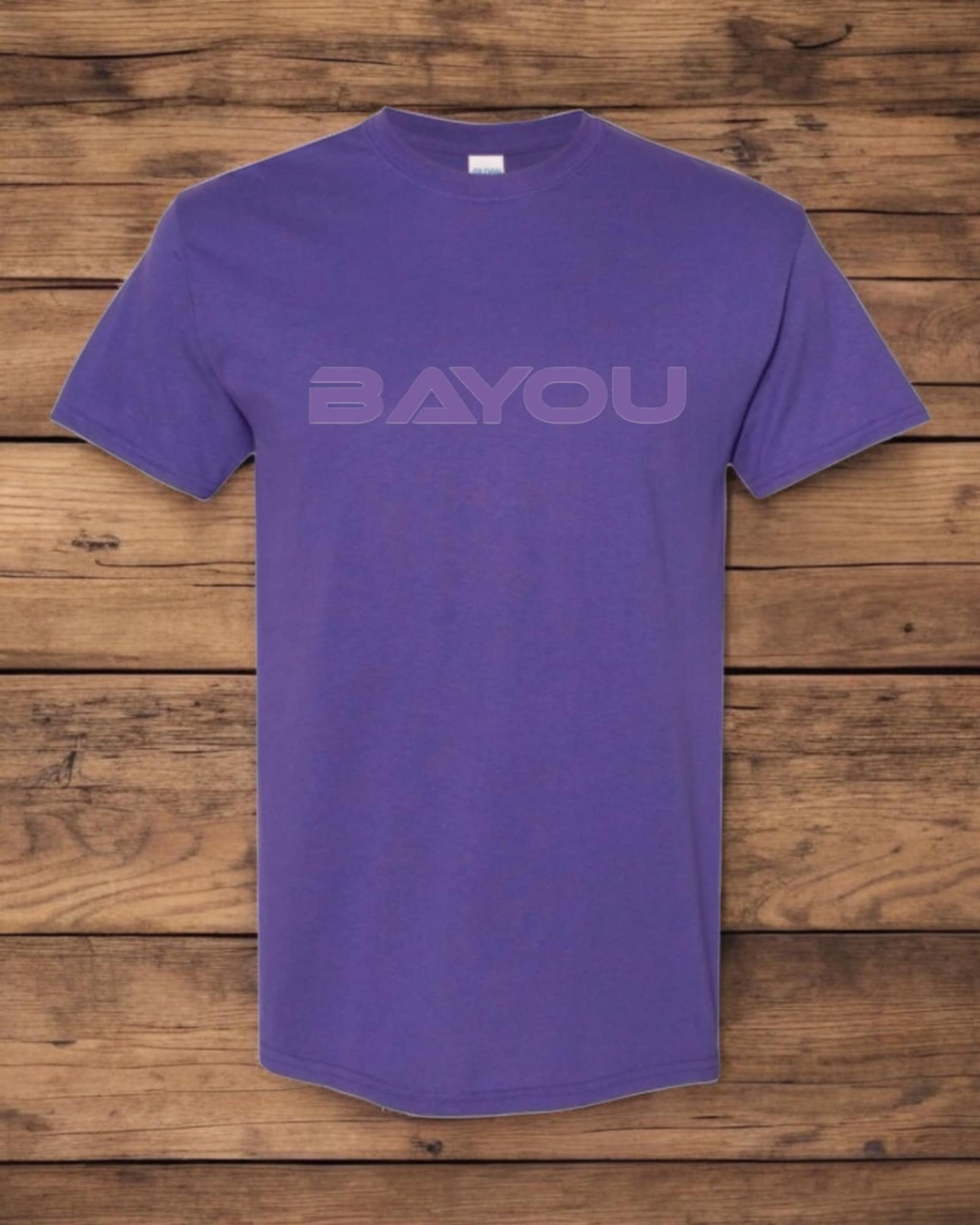 T shirt Bayou (logo mauve)