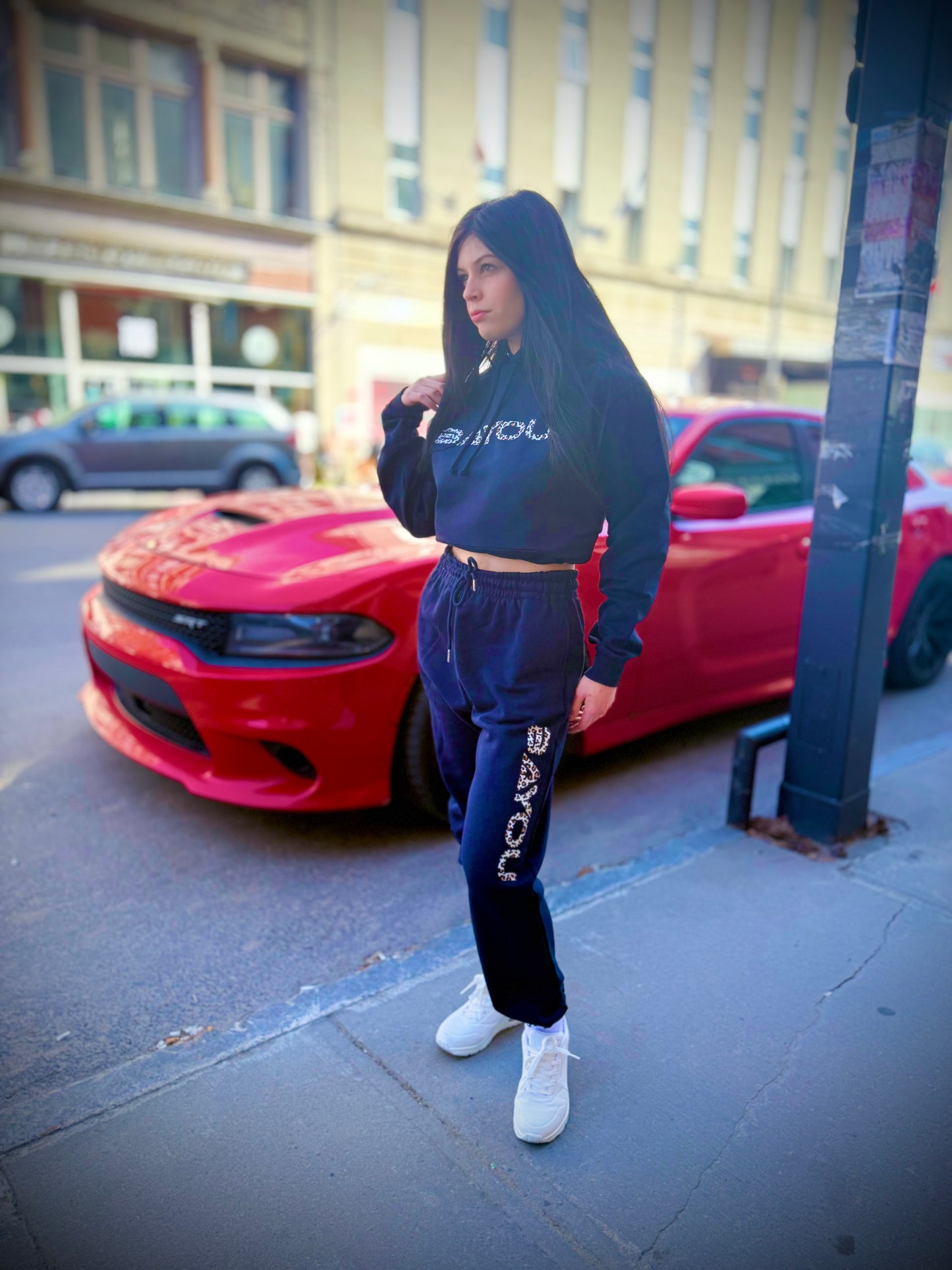 Hoodie Bleu Marin