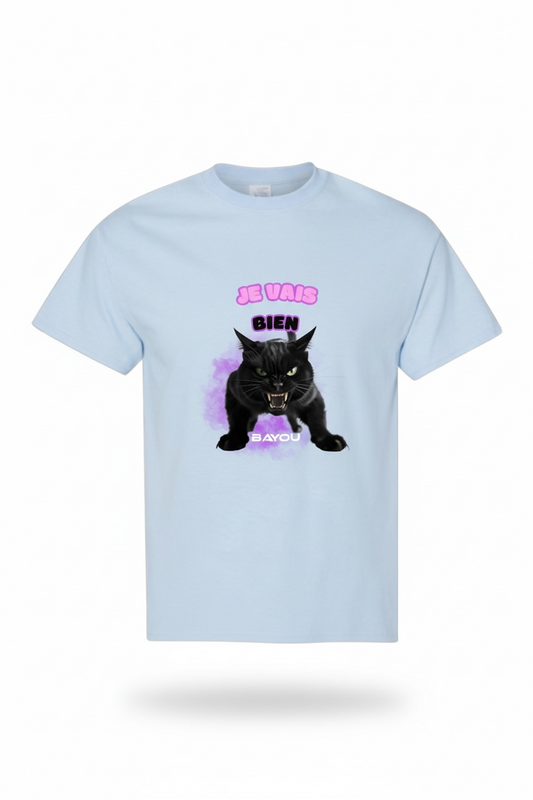 T-Shirt chat -Je vais bien