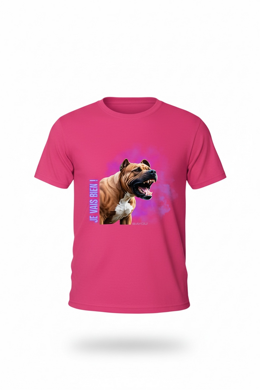 T-Shirt chien -Je vais bien