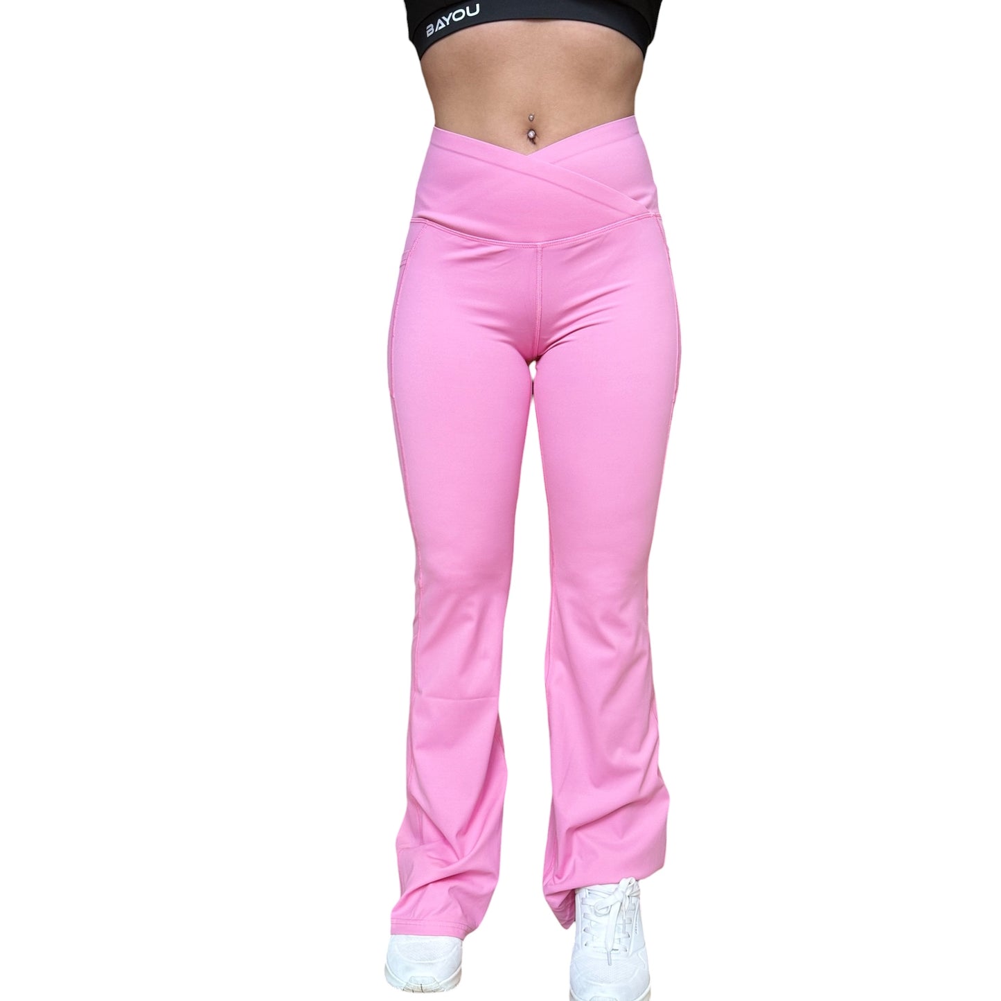 Legging jambes évasées