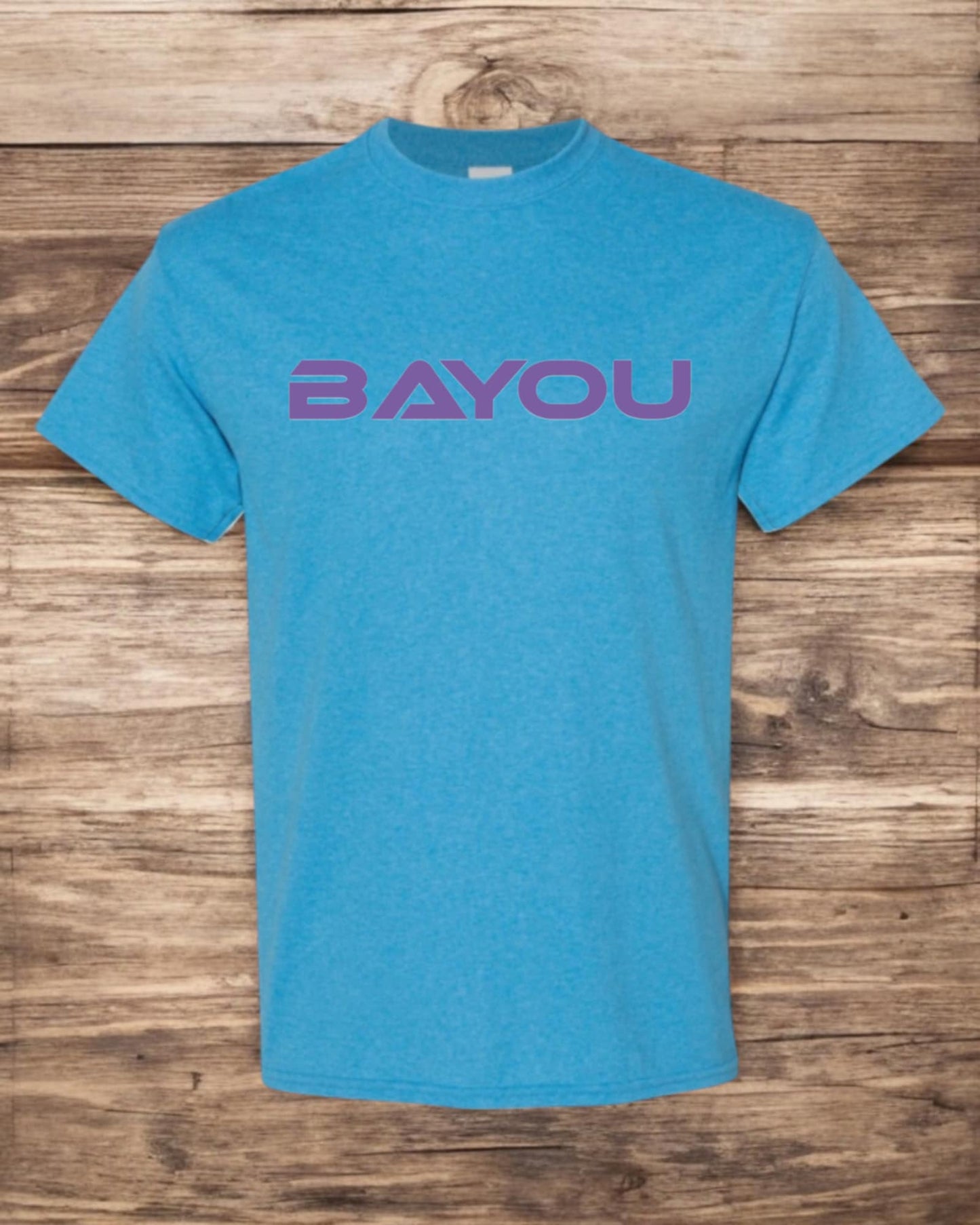 T shirt Bayou (logo mauve)