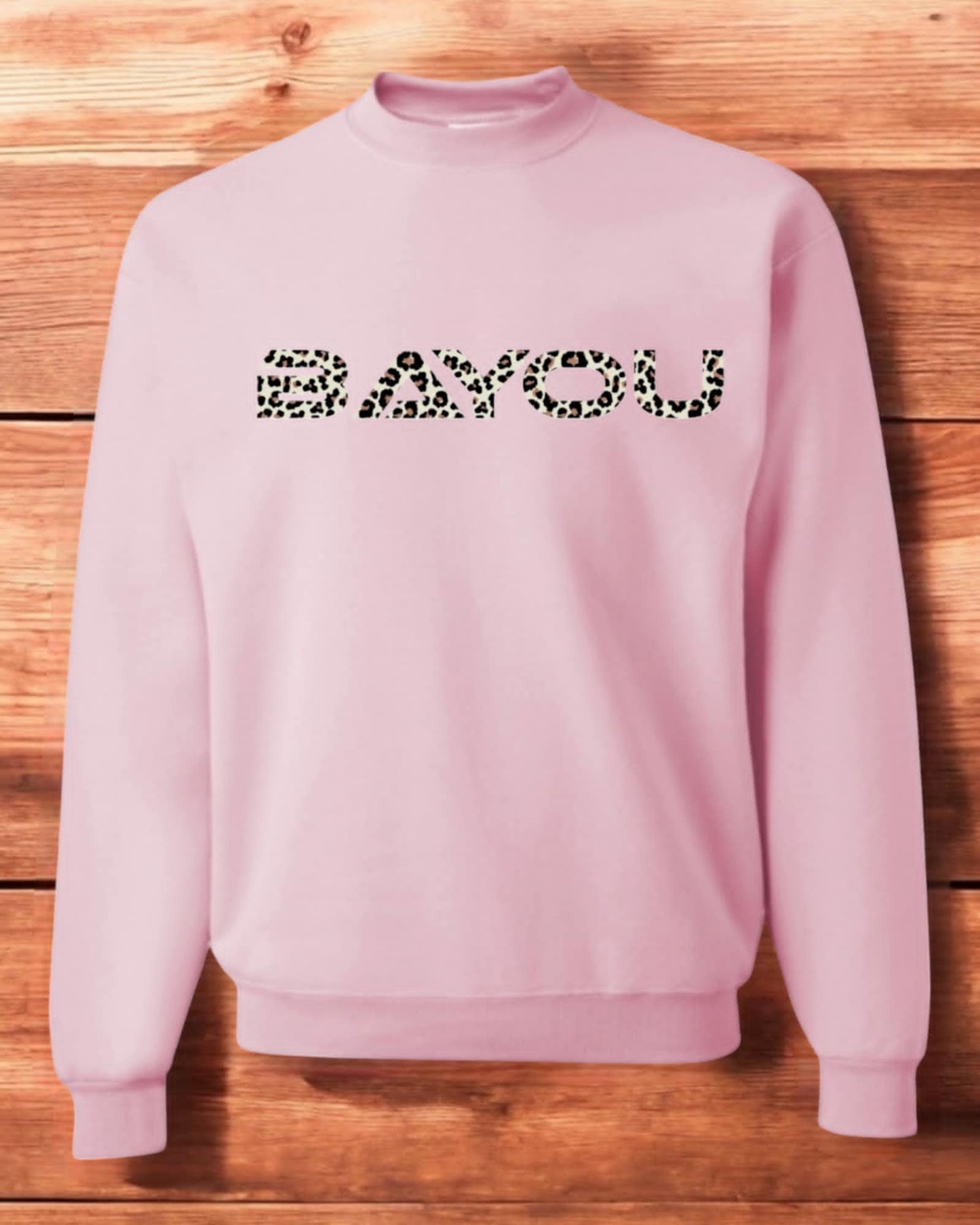 Crewneck Bayou Rose et Charcoal
