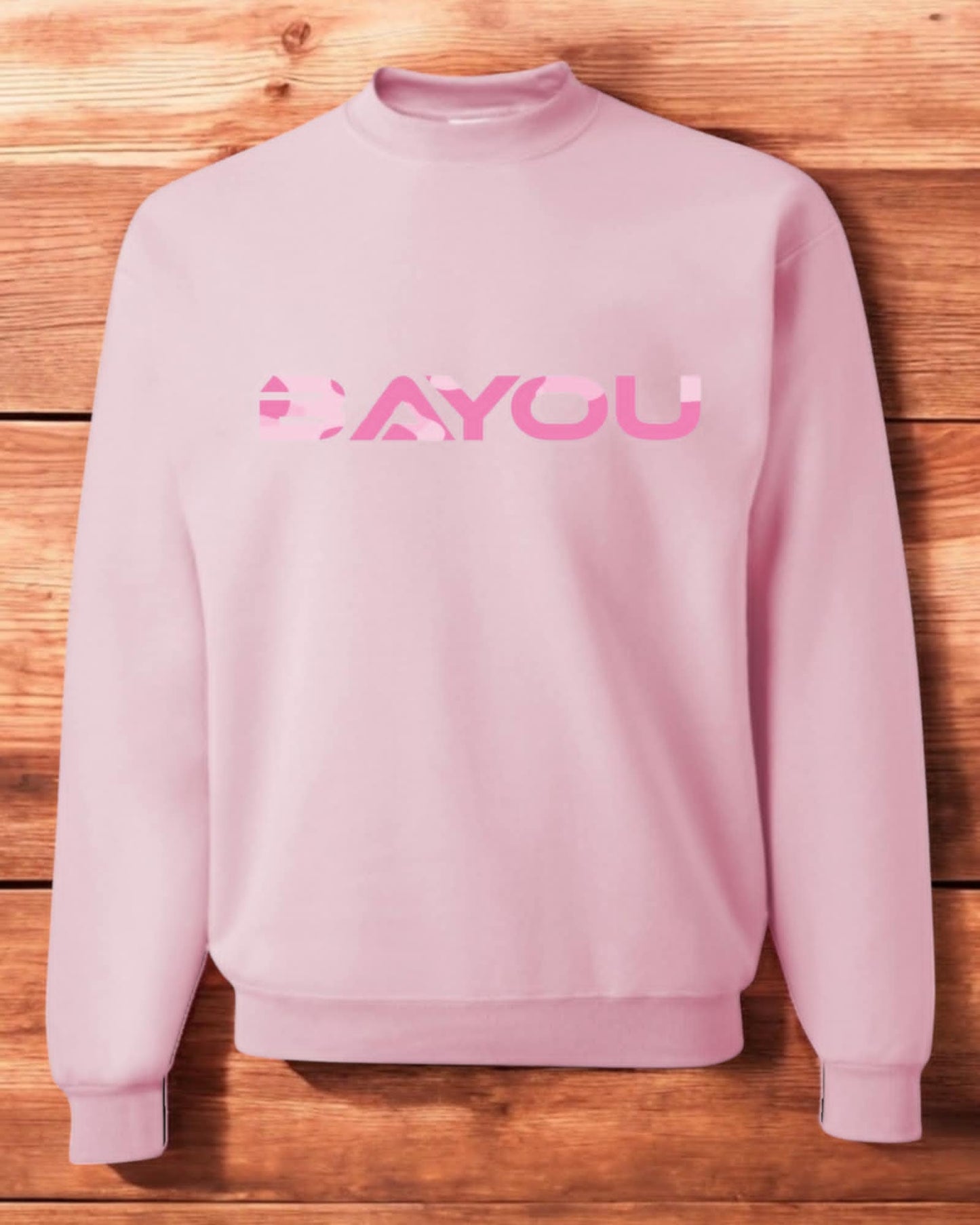 Crewneck Bayou Rose et Charcoal
