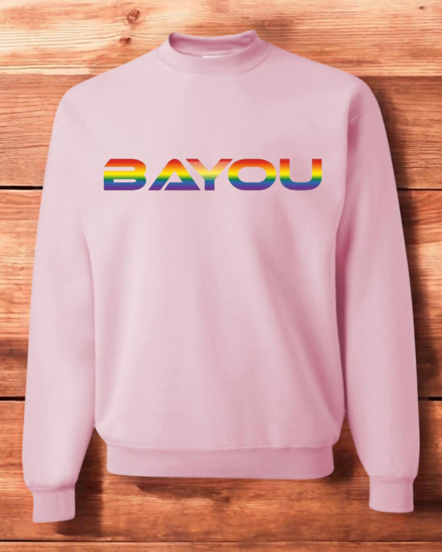 Crewneck Bayou Rose et Charcoal