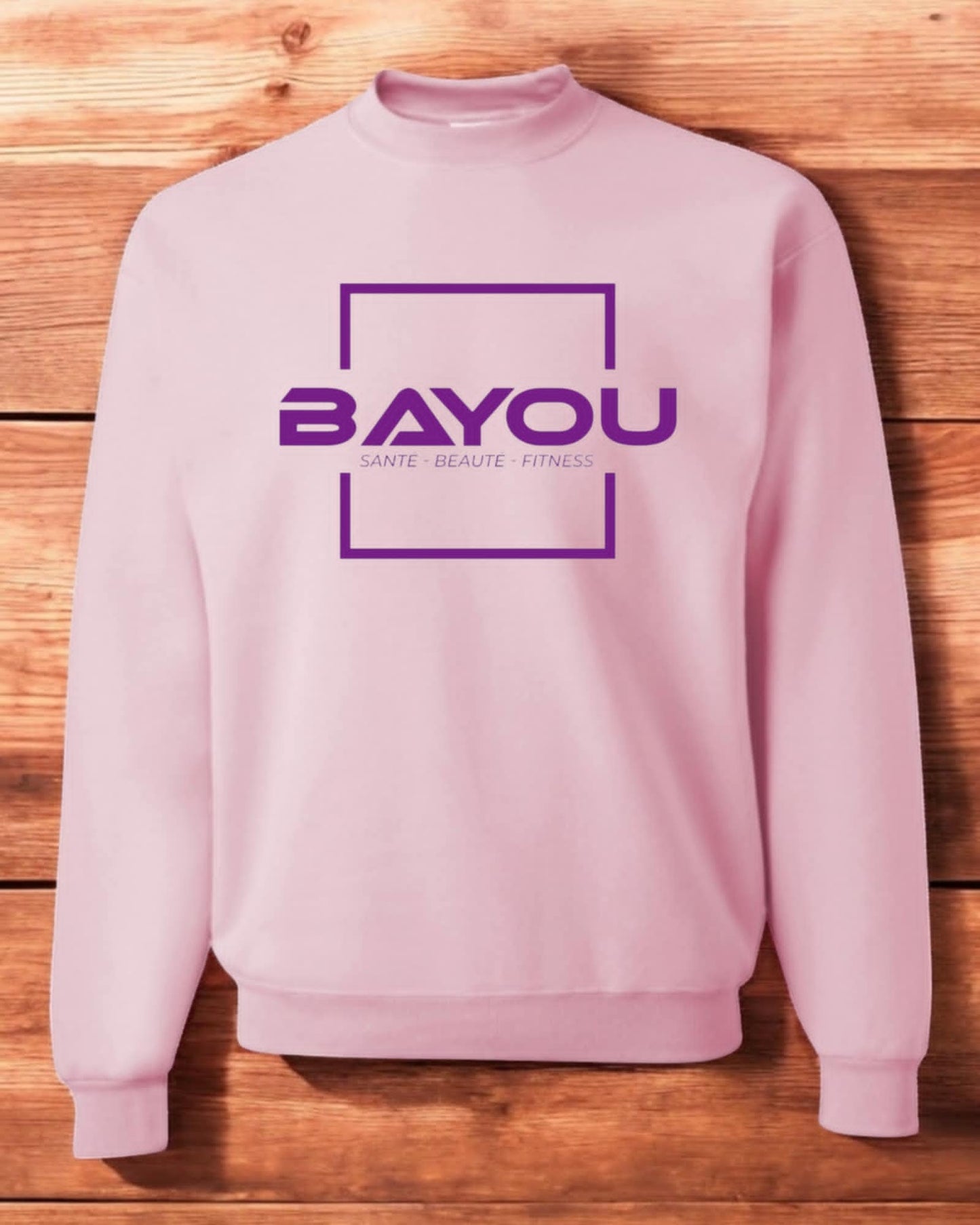 Crewneck Bayou Rose et Charcoal