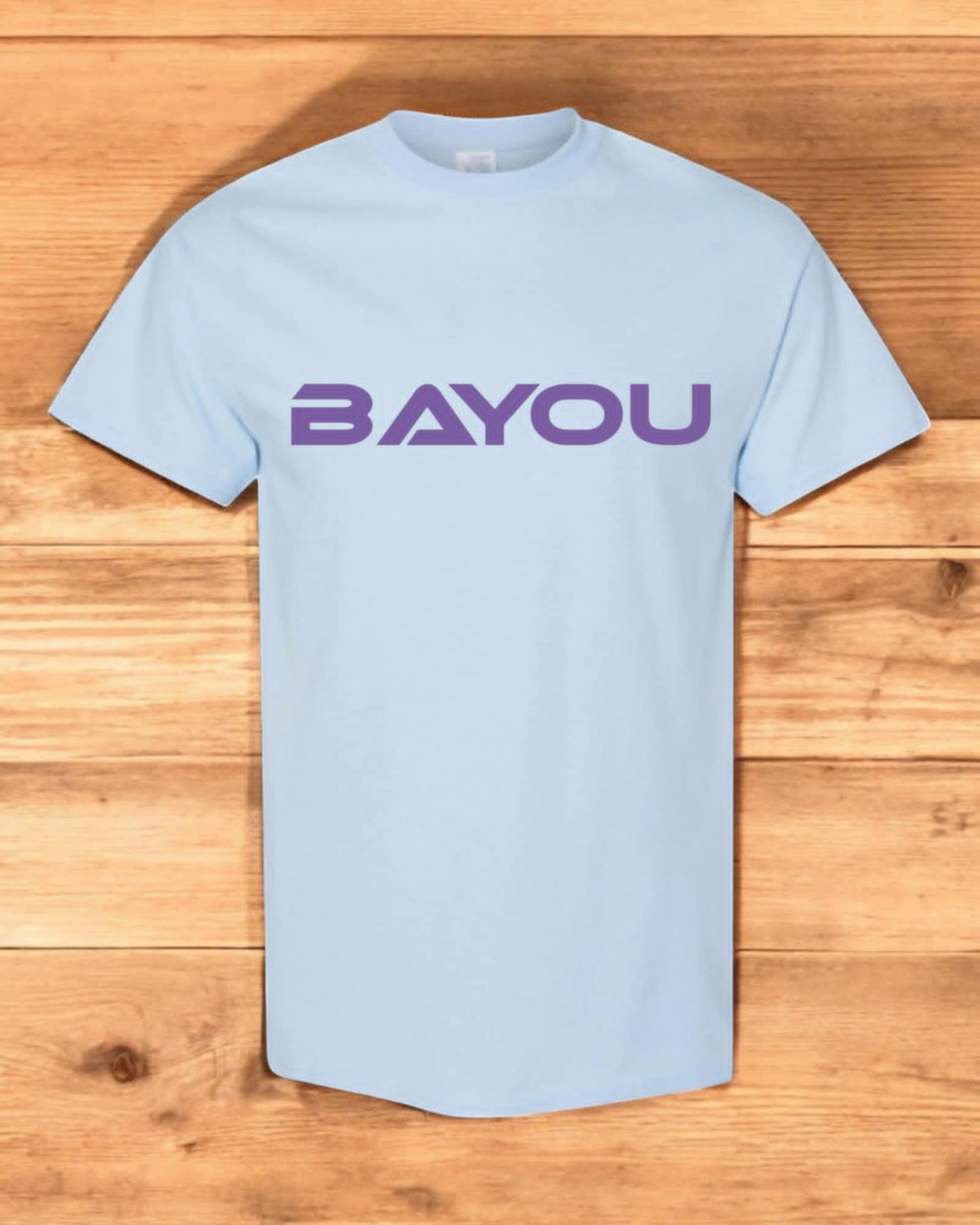T shirt Bayou (logo mauve)