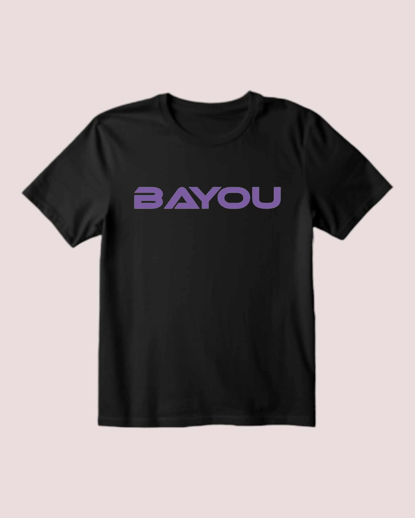 T shirt Bayou (logo mauve)